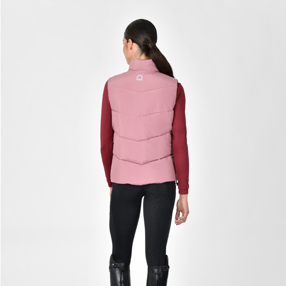 Dublin Puffer Body Warmer Dusty Rose Ladies Large/14