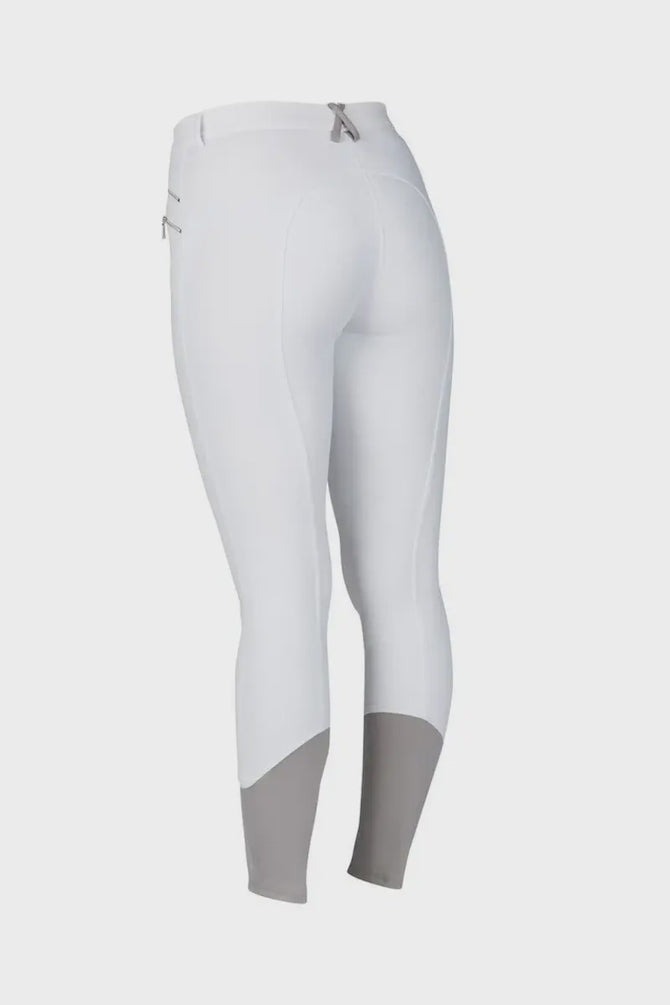 Dublin Alex Mid-Rise Breeches White - Size 12