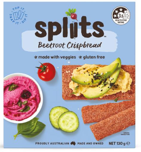Spliits Beetroot Crispbread 130g