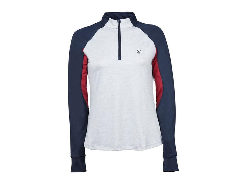 Dublin Iris Colour Block Long Sleeve Grey Multi - Size M