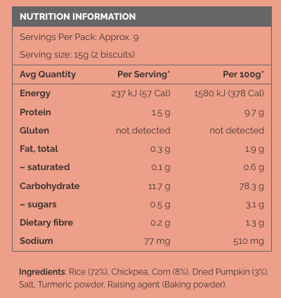 Spliits Pumpkin Crispbread 130g