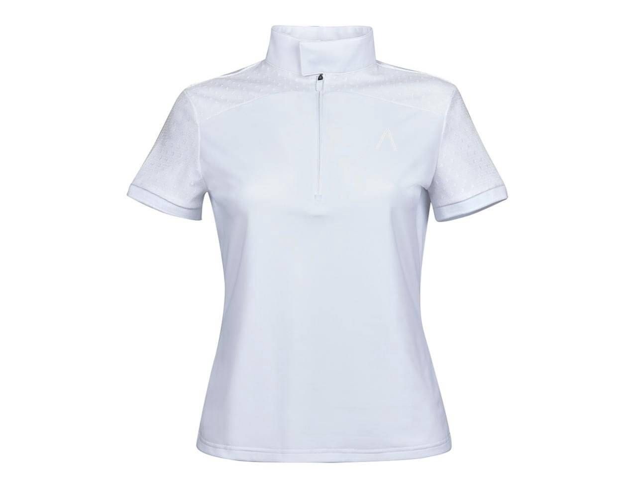 Dublin Monique Lace Competition Shirt Short Sleeve White - Size XL