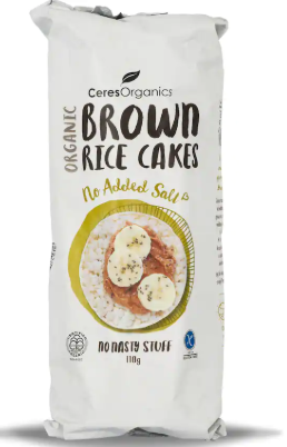 Organic Brown Rice Cakes
