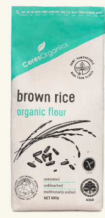 Organic Brown Rice Flour 800g