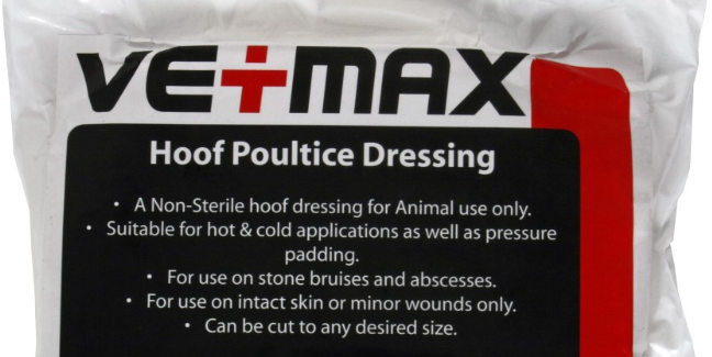 Vetmax Hoof Poultice Dressing Pack of 3