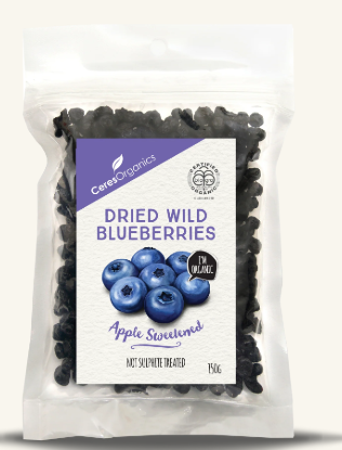 Organic Dried Wild Blueberries