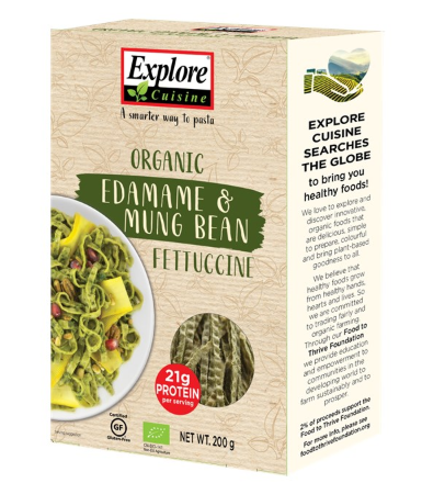 Organic Edamame & Mung Bean Fettuccini