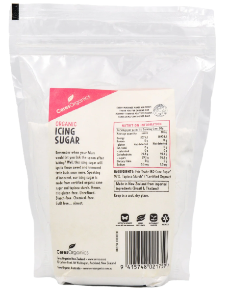 Organic Icing Sugar