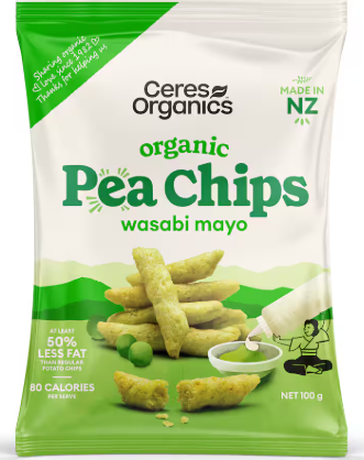 Organic Pea Chips Wasabi Mayo