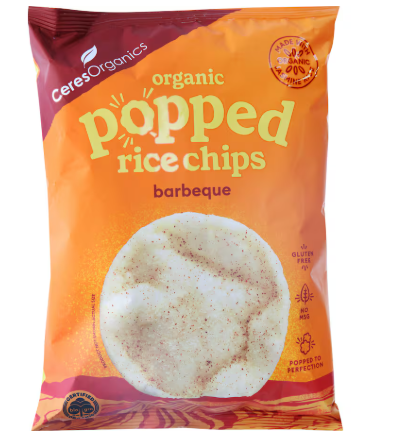 Organic Popped Rice Chips, Barbeque
