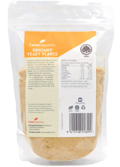 Organic Savoury Yeast Flakes