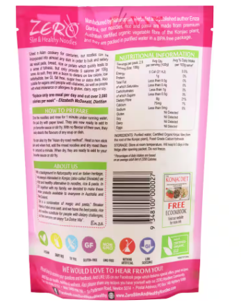 Zero Konjac Fettuccini 400gm