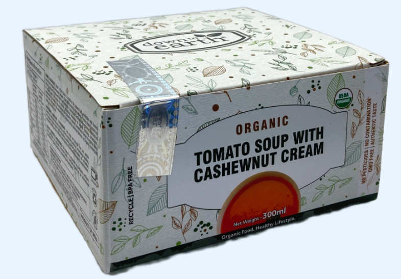 DTE Organic Tomato Soup w Cashew nut Cream 300ml