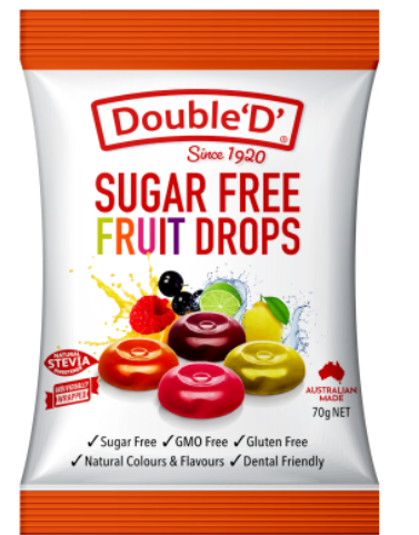 DD SF Chocc O Drops 70g