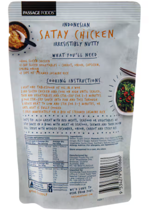 Passage Satay Chicken Sauce 200G