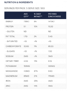Brown Teff Flour 500g