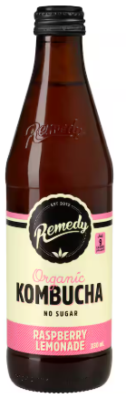 Kombucha Raspberry Lemonade