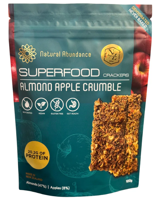 NA Superfood Crackers - Almond Apple Crumble 100g