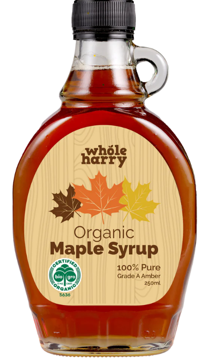 Organic Maple Syrup Amber 250ml