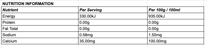 Organic Maple Syrup Amber 250ml