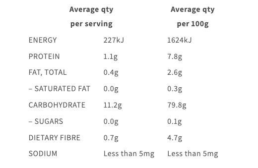 Organic Quinoa Puffs 175g