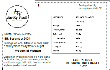 Earthy Cashews Whole 300g