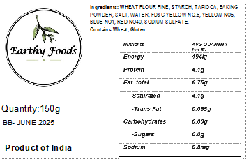 Earthy Fryum Mix 150g