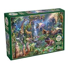 Cobble Hill  Into the Jungle  1000 pcs Compact