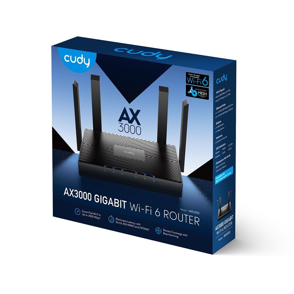Cudy AX3000 Gigabit Wifi 6 Router