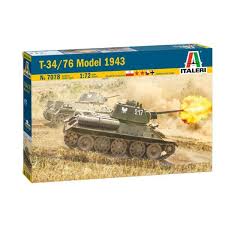 Italeri 1/72 T-34/76 Russian Tank