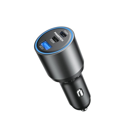 CNVTR 12VDC-5VDC CIG PLG+3XUSB A+ 2X C