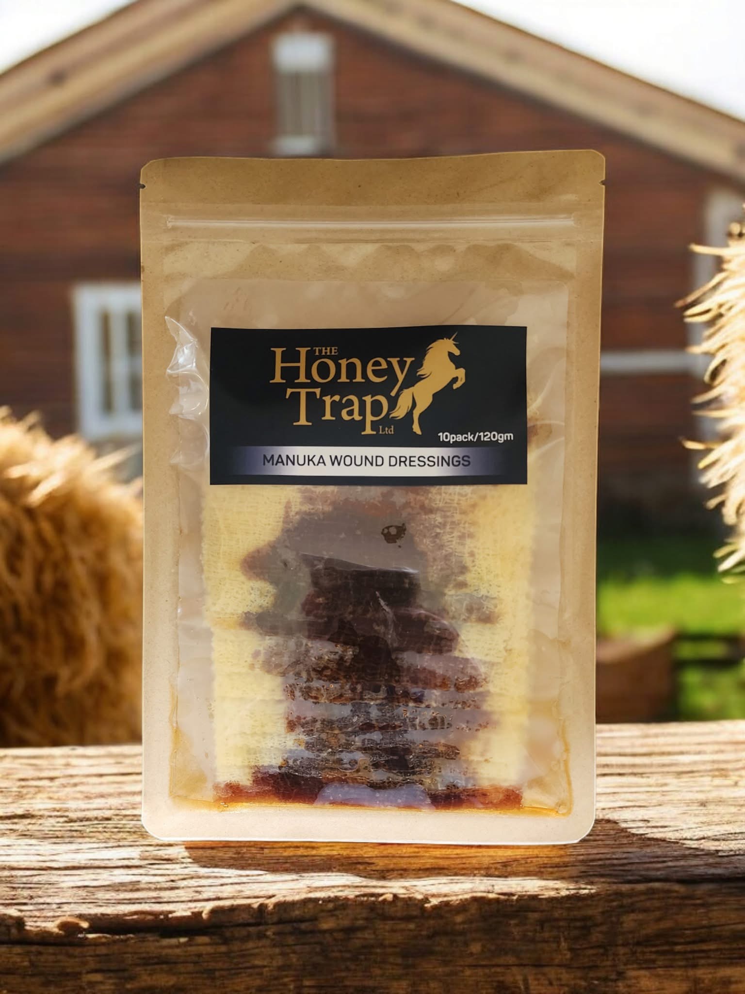 Honey Trap Manuka Wound Dressings 10 pack/120gm