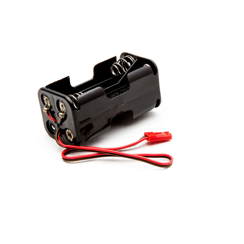 RCPro Battery RX Case w/BEC Connector 4x 1.5v AA Cell Holder 4.8v