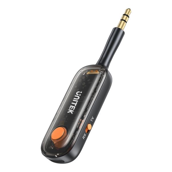 UNITEK 2-in-1 3.5mm Audio Connector with Transmitter & Reciever Units