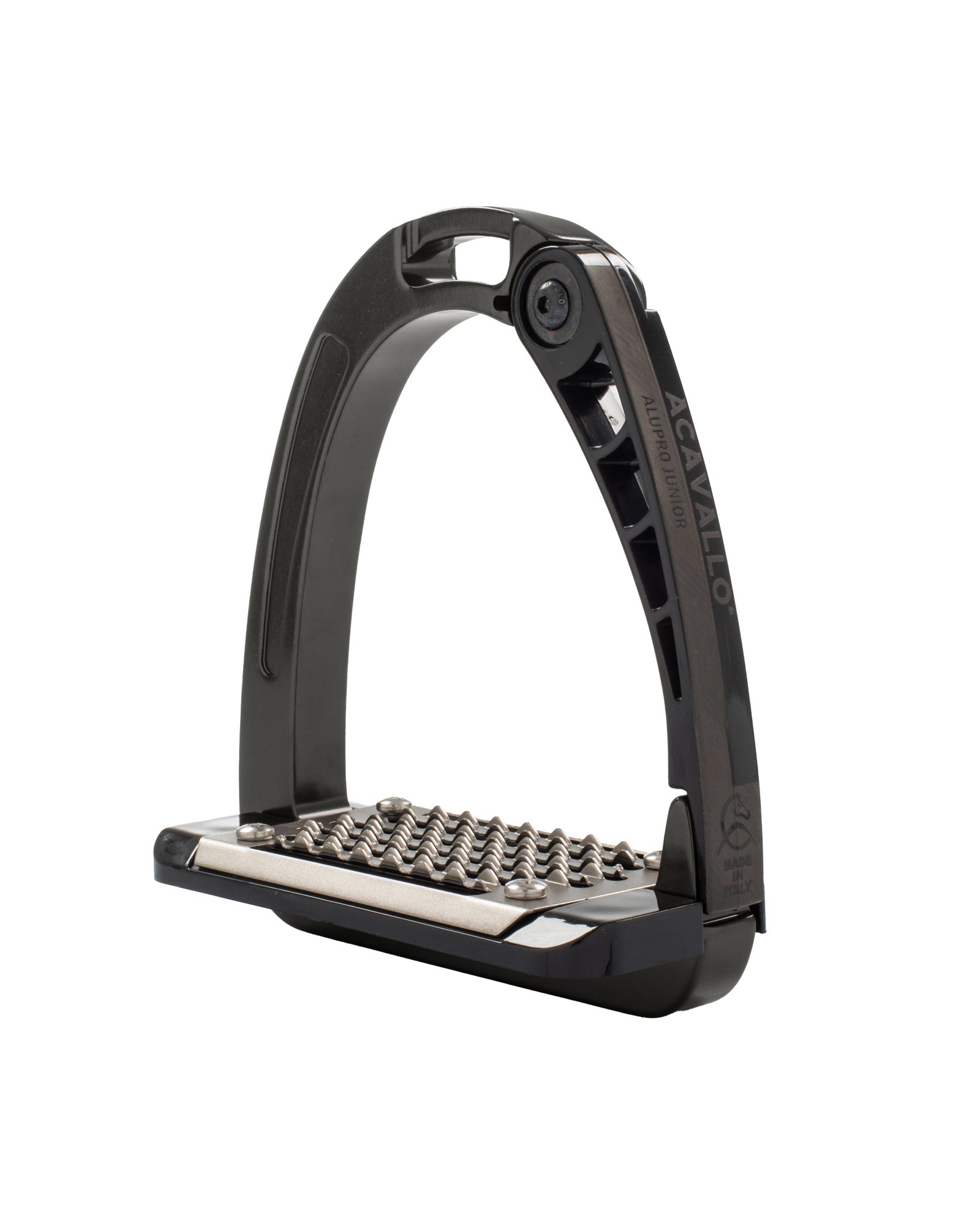 Acavallo Arena Aluminium Stirrup Junior- Charcoal