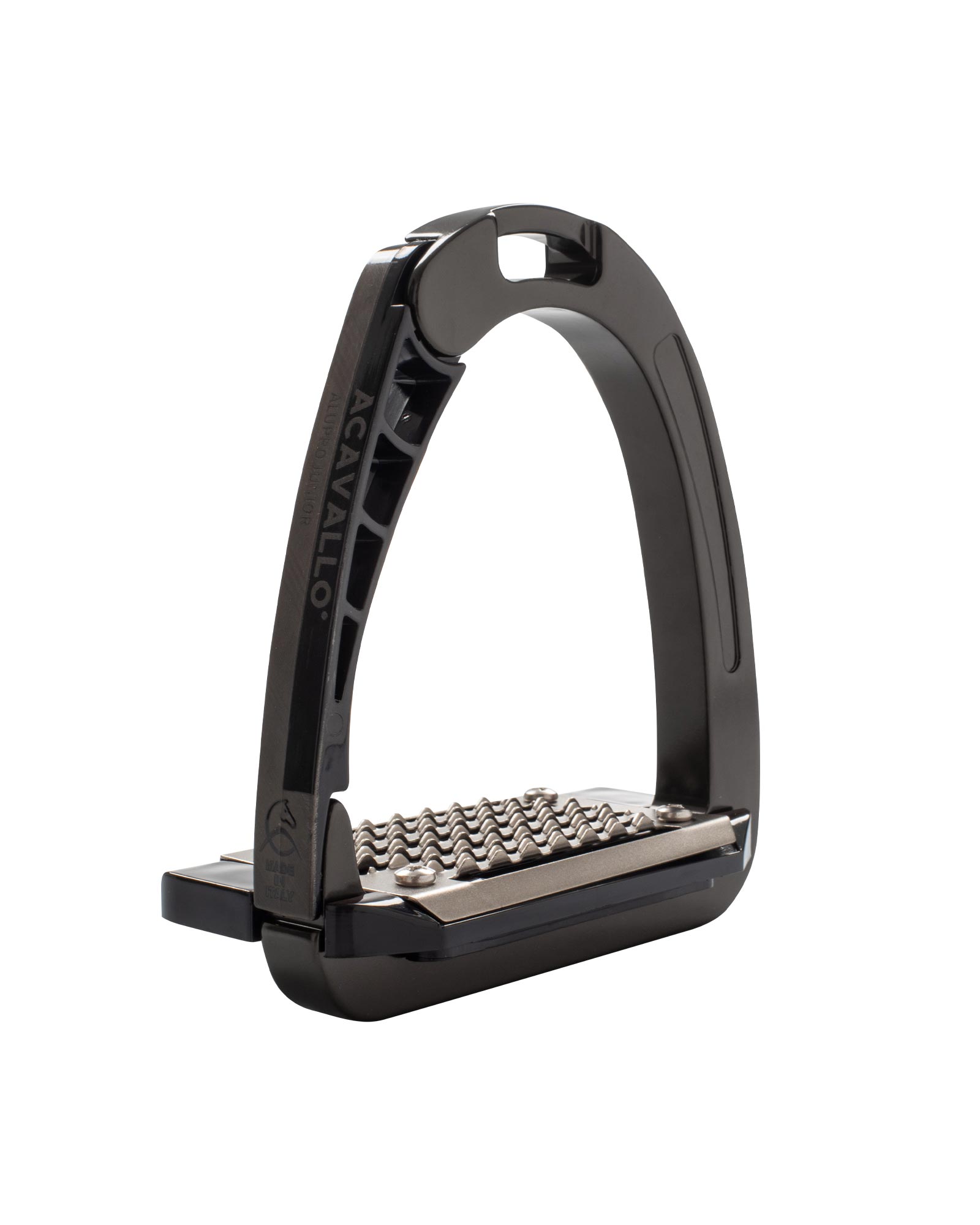 Acavallo Arena Aluminium Stirrup Junior- Charcoal