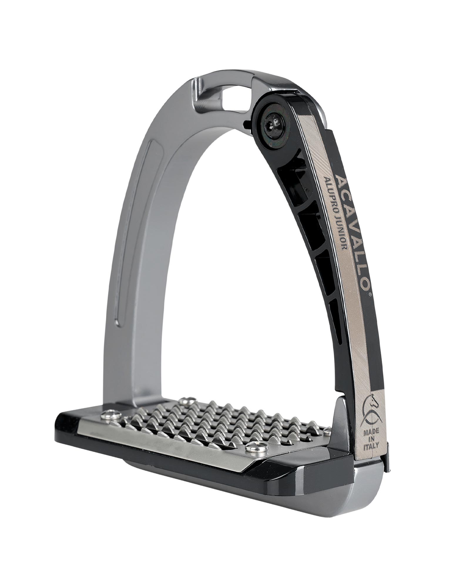 Acavallo Arena Aluminium Stirrup Junior- Titanium