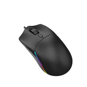 MOUSE GAMING USB WIRED RGB BLK