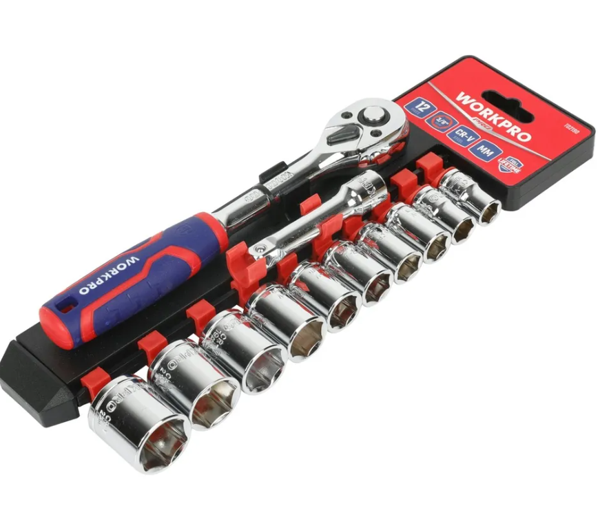 12 Piece 3/8in Drive Socket Set - SAVE $36.90