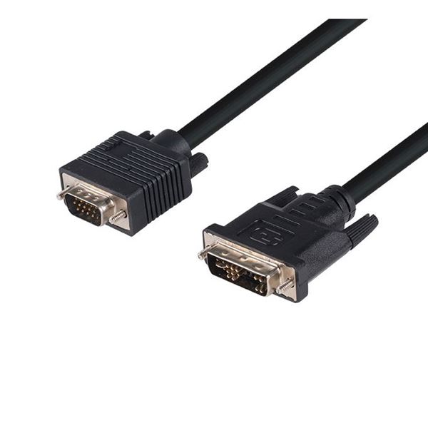 2M DVI-A MALE TO VGA MALE CABLE