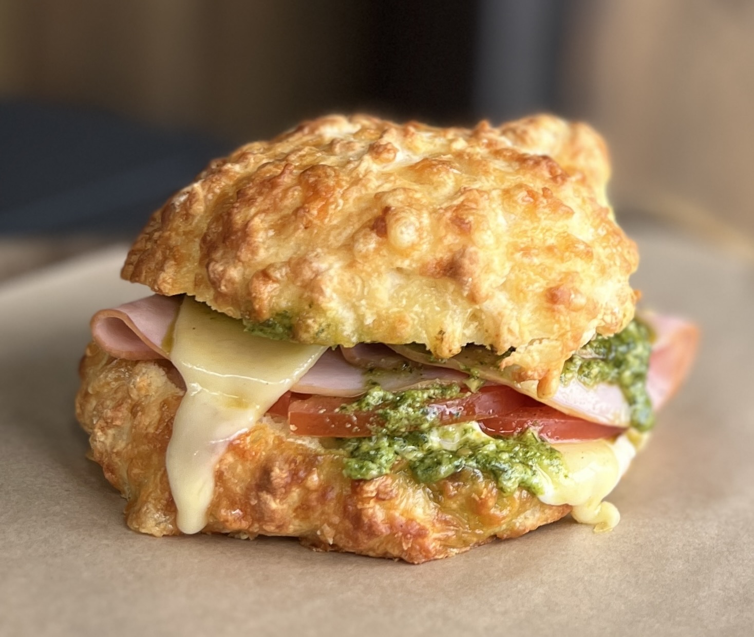 Filled Cheese Scone