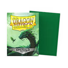 Dragon Shield Sleeves- Emerald 100 Matt