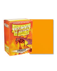 Dragon Shield Sleeves- Orange 100 Matt