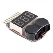 Lipo Battery Voltage/Tester/Buzzer 1/8S    RCP-BM001
