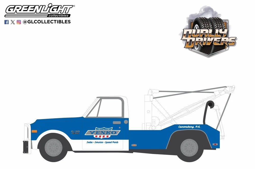 Greenlight 1:64 1969 Chevrolet C-30 Dually Wrecker - Yenko