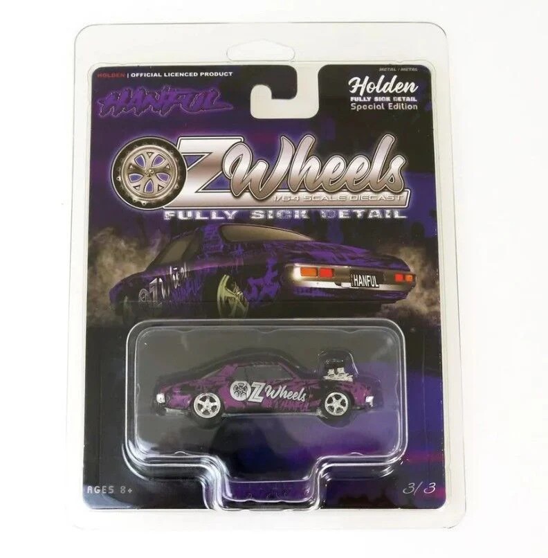 OZ Wheels 1/64 Holden 'Hanful' Monaro Wrap Fully Sick Detail