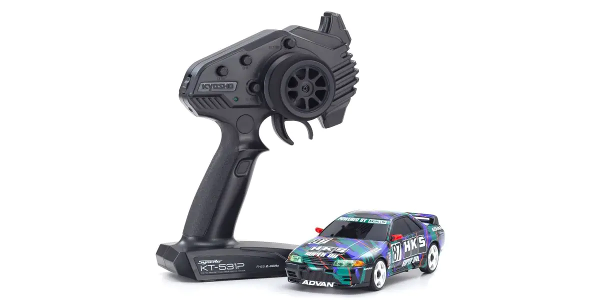 Kyosho MINI-Z AWD HKS SKYLINE GT-R (R32) 1993 #87 32652HK-B