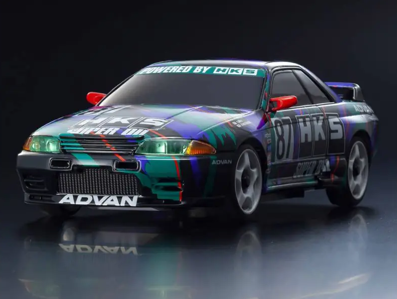 Kyosho MINI-Z AWD HKS SKYLINE GT-R (R32) 1993 #87 32652HK-B