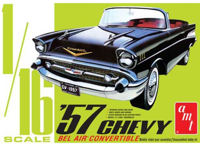 AMT 1/16 1957 Chevy Bel Air Convertible SKU: AMT 1159
