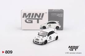 Mini GT 1:64 LB-Works x Abas Works ABARTH 595 Gara White